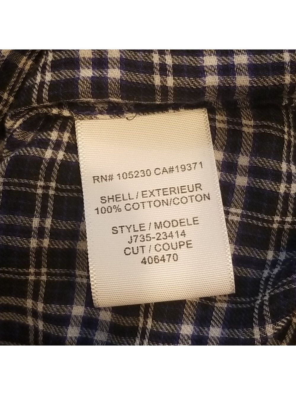 Joie Plaid Cotton Long Sleeve Button Down Shirt - Picture 7 of 8